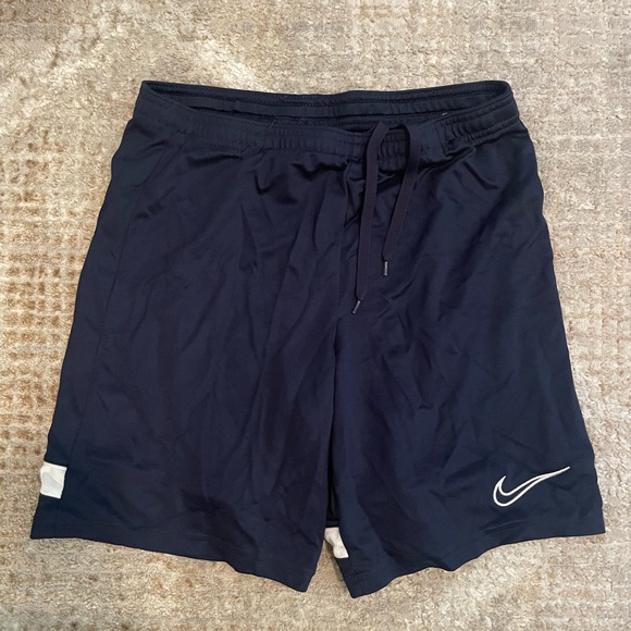 Nike Dri-FIT Dark Blue Athletic Shorts - Picture 1 of 2